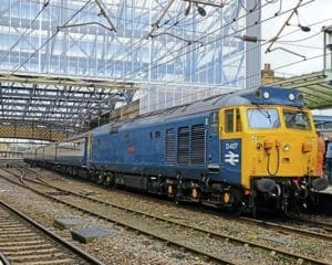 GB Railfreight ‘50s’ heading for the Settle & Carlisle