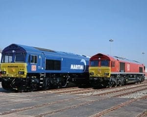 First Maritime Class 66s unveiled by DB Cargo