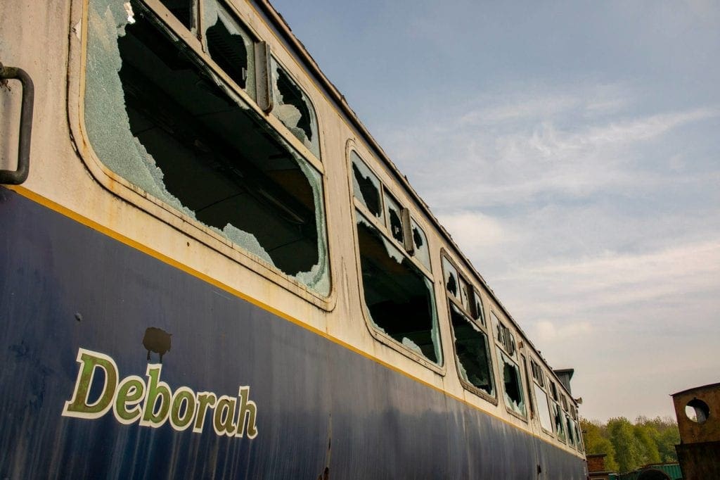 Vandal attack at GCR-N