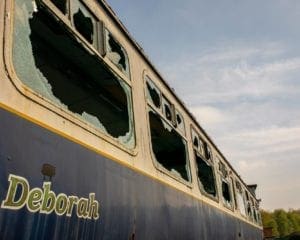 Vandal attack at GCR-N