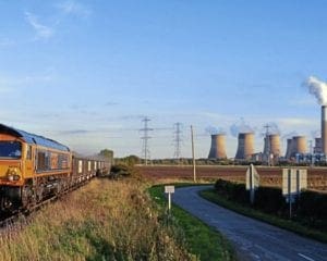 66750 Bristol Panel Signalbox with Cottam Power Station to the r