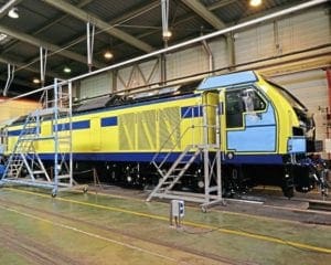 New Stadler diesel locos for Bolivia taking shape