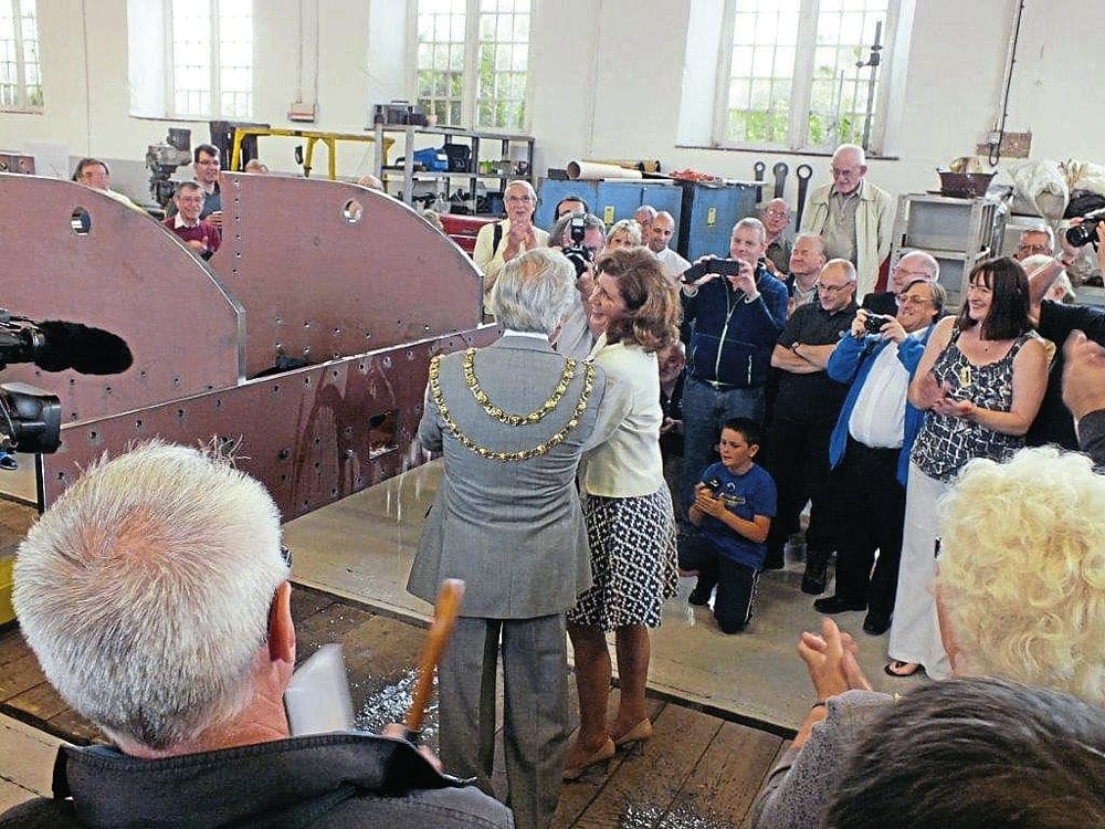 Five years ago, Jenny Chapman MP christens No. 2007 Prince of Wales.