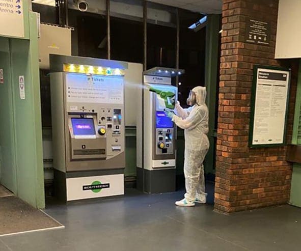 COVID-19 virucide being used by Govia Thameslink