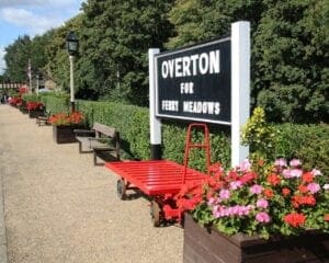 The grounds of the Nene Valley Railway's Overton station are smartly maintained, as seen here on September 8, 2019. GARETH EVANS
