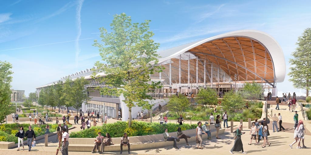 HS2 Birmingham Curzon Street station design achieves 55% carbon reduction
