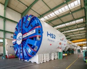 Another angle of the HS2 Tunnel Boring Machines