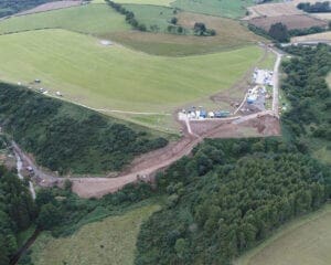 Stonehaven derailment scene. Photo: Network Rail