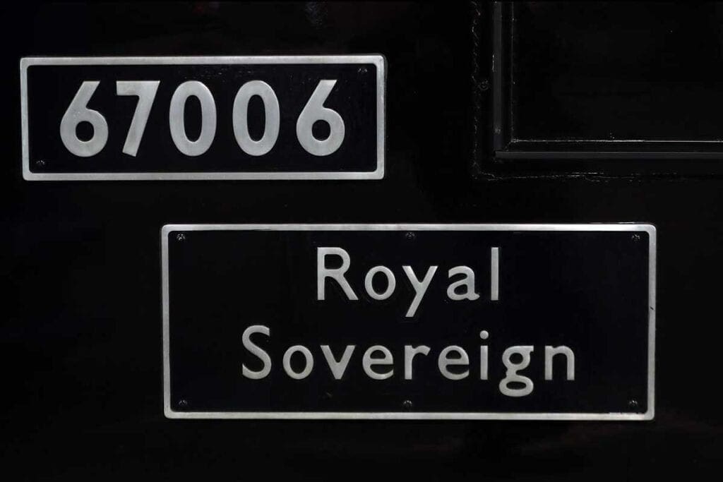Royal Train plate