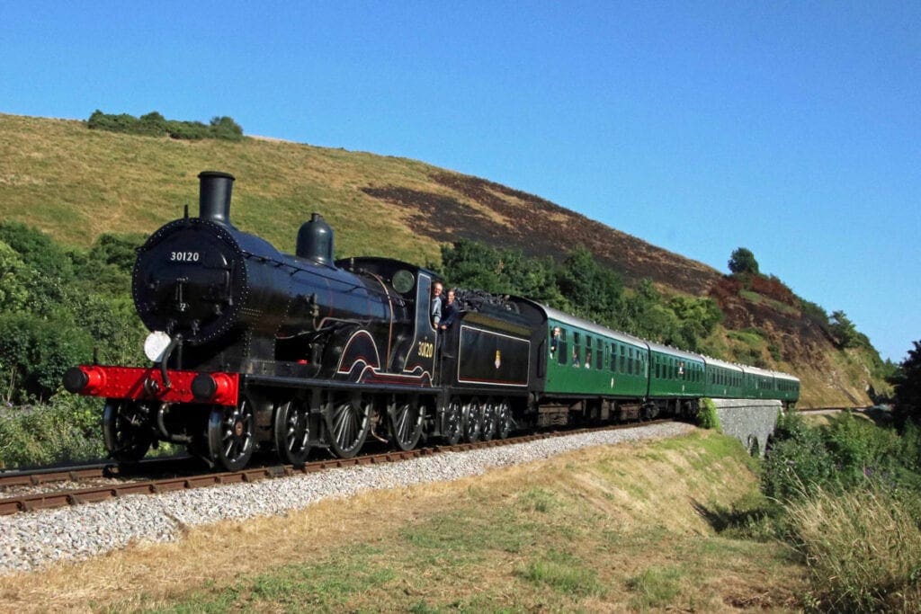 T9 30120 Corfe Castle Swanage Railway. 