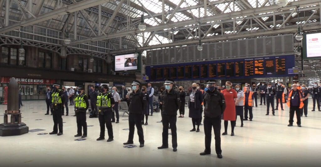 A minute of silence to mark one year since Stonehaven derailment
