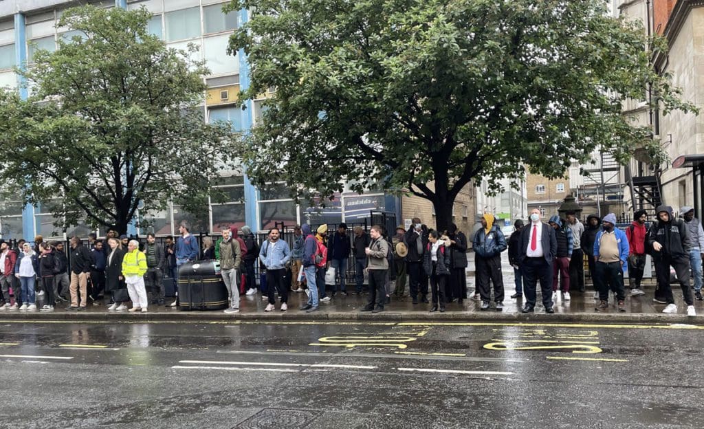 Tube strike
