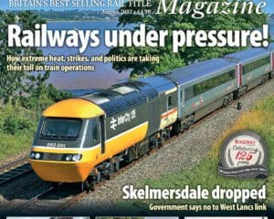 The Railway Magazine August 2022 issue front cover