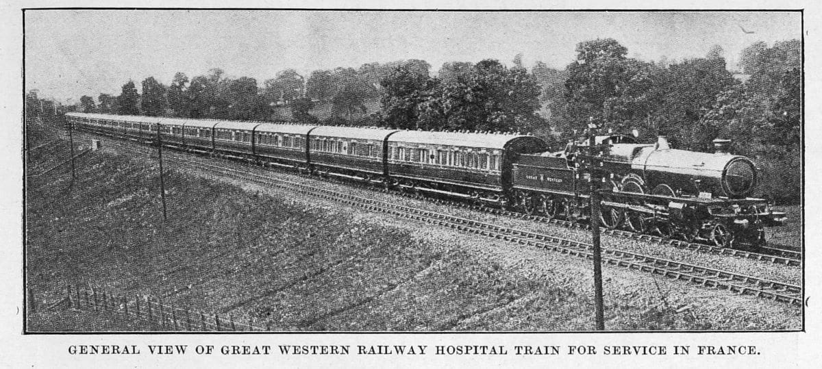 From the archive: Ambulance Trains for Service on the Continent