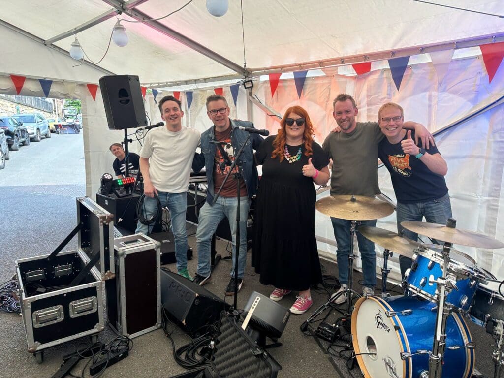 Rhythm Train - Wales' best party band, went down a storm with the eighties classics