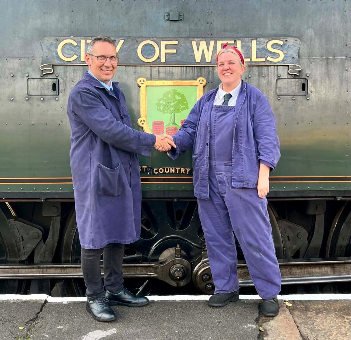 Historic achievement as East Lancashire Railway welcomes its first female steam locomotive driver