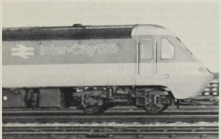 Close-up of the end of class “253” power car No. W43019, approaching Reading on February 26, 1977.
Photo: Paul J. Lambeth